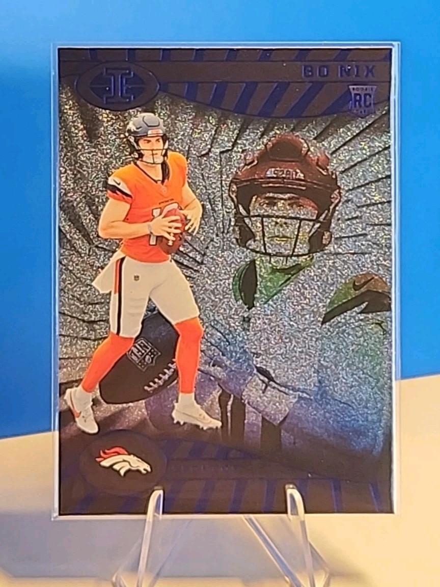2024 Panini Illusions - Bo Nix #22 Trophy Collection Dots (RC) Denver Broncos