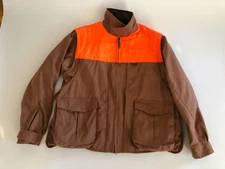 Woolrich Outdoor Guide Collection Hunting Jacket Mens M Zip-Off Sleeves Cotton