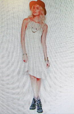 New FREE PEOPLE dress Star Lace sand beige beads asymmetrical romantic  beach S | eBay
