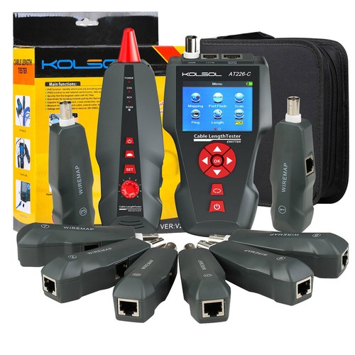 LAN Ethernet Network Cable Tester NF-8601W RJ45 UTP STP Diagnose Tone Tracer - Picture 9 of 13