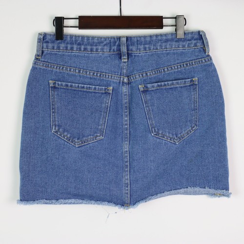 "Falda delantera con cremallera con dobladillo cruda PACSUN 27" - Imagen 2 de 4