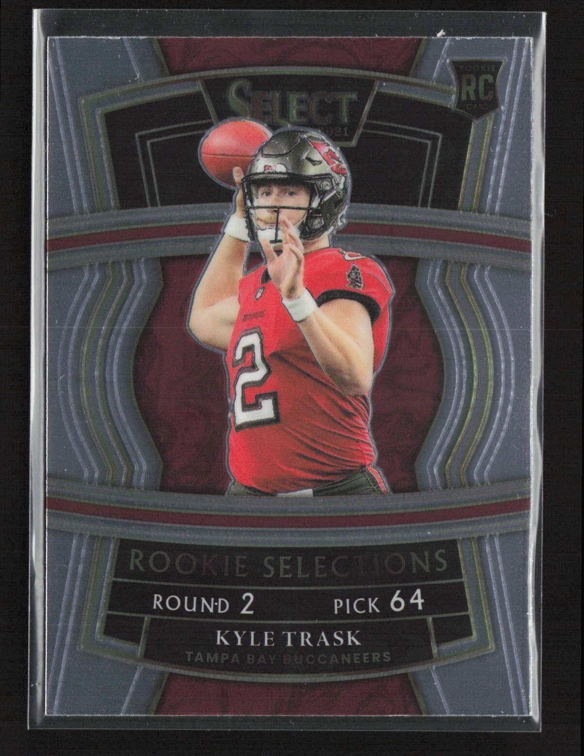 2021 Panini Select Rookie Selections Kyle Trask RC #RS-21 Tampa Bay Buccaneers