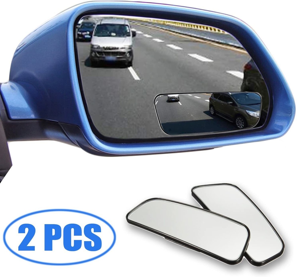 2Pcs Blind Spot Mirror Auto 360° Wide Angle Rear Side View For Car Truck SUV