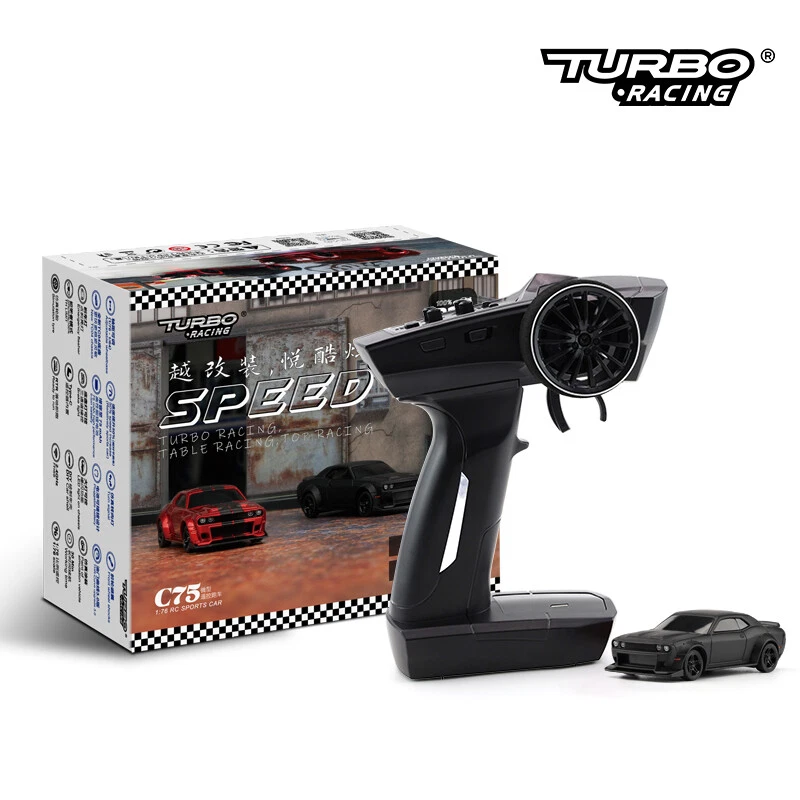 Turbo Racing C75 1:76 RC Racing Car Full Proportional Remote Control Toys RTRKiT - Image 3 of 4