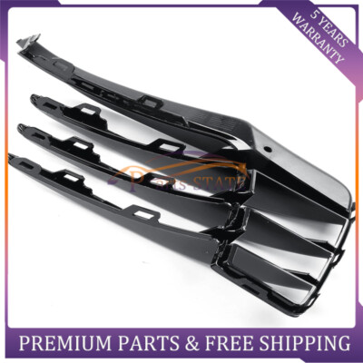 Front Left&right Fog Light Bumper Grille Kit for VW Golf GTI Mk7  