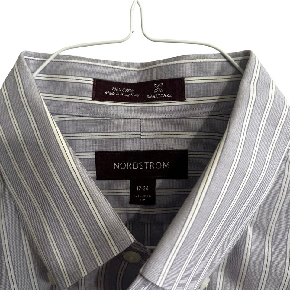 Camisa de vestir para hombre Nordstrom con botones talla 17-34 Foto 4 de 4