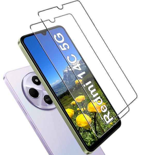 2X FüR Redmi 14C 5G Echt Glas Display Schutz Panzerfolie 9H Folie Schutzglas-image