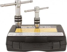 General 167 Two Piece Set T-Handle Tap Wrenches, #0 to 1/2" Tap Compatibility