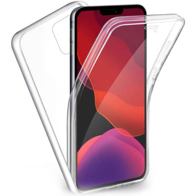 Hülle für iPhone 14 Full 360 Gel Handy Abdeckung vorne und Hard Back