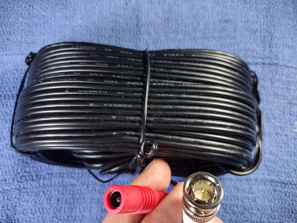 50ft Extension Video DC BNC Power Cable for Security Camera System - Image 3 of 4