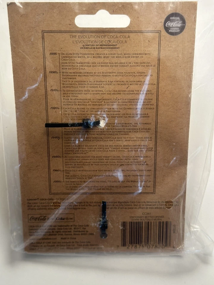 Vintage 1929 Retro Style Coca Cola Wall Mount Bottle Opener Table Craft 2011 New - Image 2 of 2