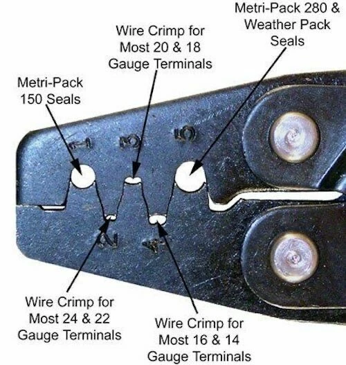 Weatherpack or Metri-pack Crimper For Terminals & Seals T-18 See Promotion USA - Image 2 of 2