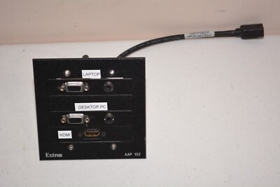 ^ Extron AAP 102 Black Two-Gang AAP Mounting Frame #D784
