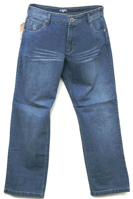 Brand New The Retro Fox Original Brand 100% Cotton Blue Distressed Jeans  Pants