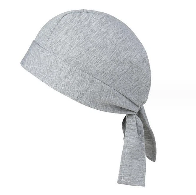 Envoltura de motocicleta color liso motociclista Du Doo negro cabeza de trapo calavera gorra Durag Foto 4 de 4