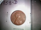 {2}-1958-D {1}-1958-P LINCOLN PENNIES 1-1958 D CIRCULATED & 1-1958-D 1-1958P UNC — photo 1