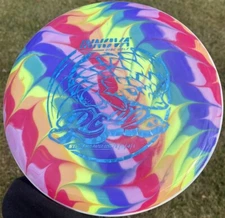 Brand New Custom Dyed “Rainbow” Multicolor Innova Star Rollo - 180g - Disc