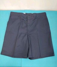 Red Kap Men's Navy Blue Shorts Flat Front Work Uniform Size 42