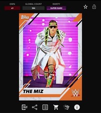 DIGITAL Topps WWE Slam 25 SUPREME Orange THE MIZ