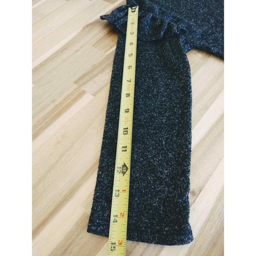 Zara Kids Sweater 8 Long Sleeve Flutter Dark Gray Soft Knit Pullover Winter - Picture 7 of 9
