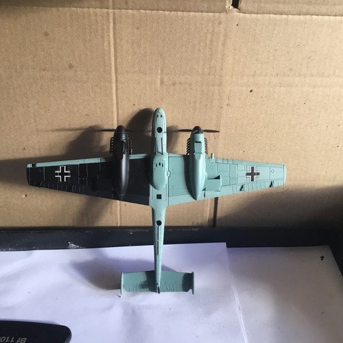 Die cast W.W.2 Messerschmitt Aircraft B F - 110 G Night Combat Military Aircraft - Picture 5 of 7