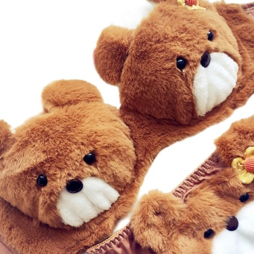 2Pcs Cartoon Intimates Funny Bear Plush Lingerie Anime Bra and Panty Underwear - Picture 7 of 17