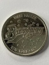 Scarce  BROADWAY CITY ARCADE VIDEO GAME TOKEN TIMES SQUARE NEW YORK CITY #tw1