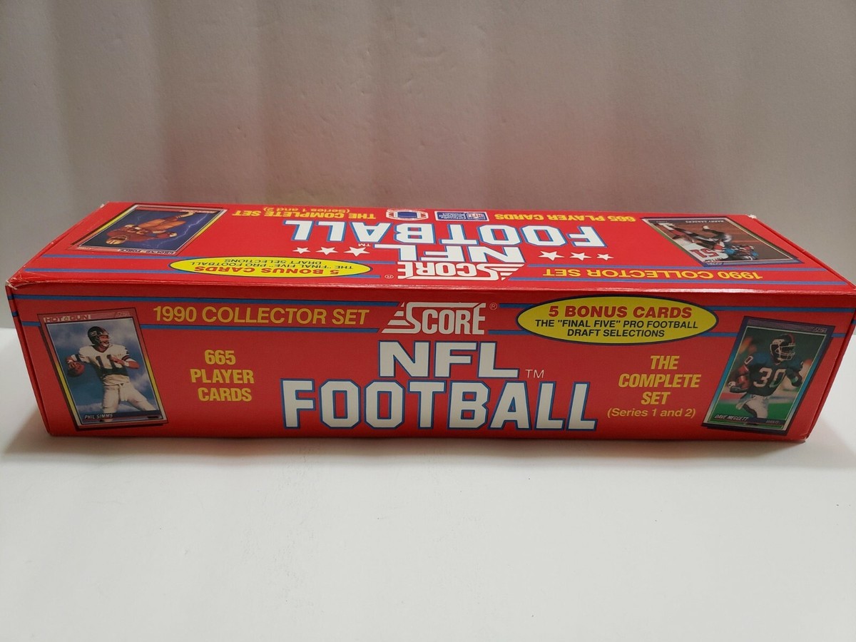1990 Score Collector Set NFL Football 665 Player Cards Series 1