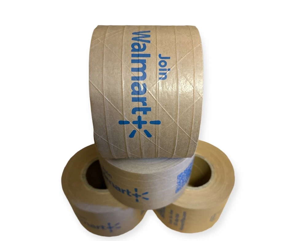 Walmart Kraft Tape Self Adhesive Ships From USA 4 ROLLS! 3 Inch X 164 Ft Each - Image 4 of 4