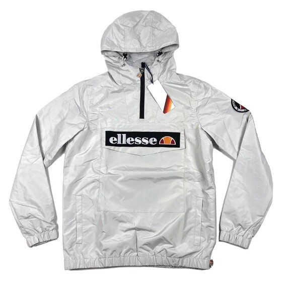 ellesse Mont 2 Quarter-Zip Hooded Jacket 80's Waterproof