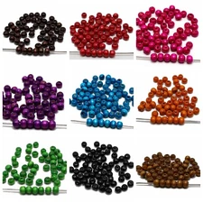 500 Round Wood Beads 8mm Wooden Spacer Beads Jewelry Making Color Choice