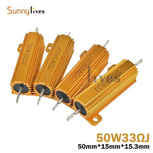 0.1-1000Ω Ohm 50/100W Watt Shell Power Aluminum Housed Case Wirewound Resistor - Picture 203 of 250
