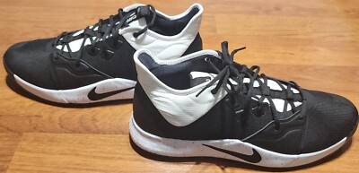New Nike Paul George PG 3 TB Black White CN9513-001 Men's US Size