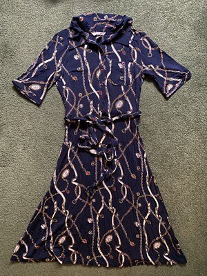 h&m navy shirt dress Long T-Shirt Dress