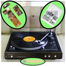 Für Dual CS650RC mit 26984 Reparatur Elkoset, Entstörkondensator+Steuerpimpel 