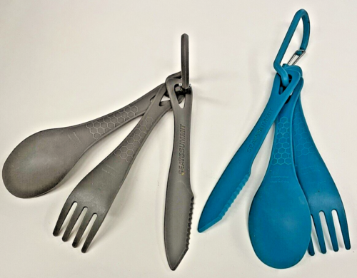 Sea to Summit Cutlery set Gray and Teal - Picture 1 of 2