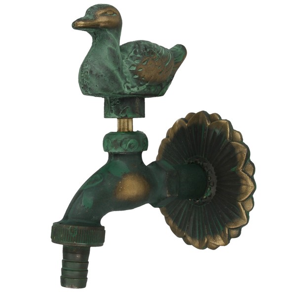 "Puteus Nostalgie-Auslaufventil \"Ente\" 1/2\" Ag Messing"-image