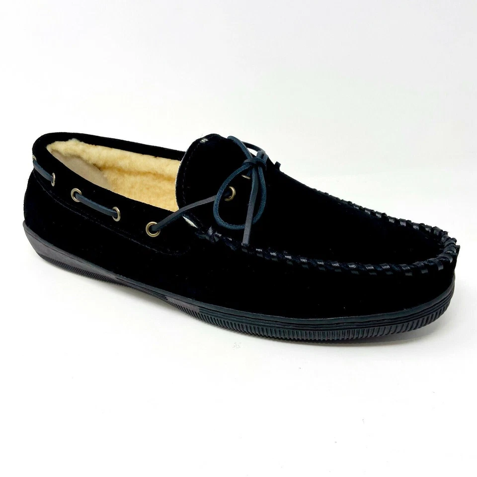 Zapato sin cordones Tamarac by Slippers International Arizona negro para hombre cómodo Foto 2 de 4