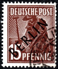 Berlin MiNr. 6 AF V