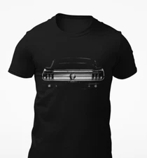 Rear View Vintage Ford Mustang Short-Sleeve Unisex T-Shirt