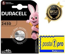 Duracell CR2450 / DL2450 / ECR2450 - Blister n°1 batteria a bottone - 3V Lithium