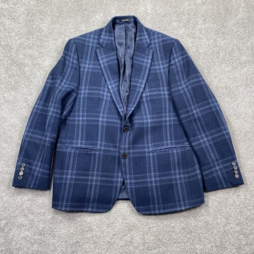 Ralph Lauren Men’s Classic Ultraflex Stretch Plaid Wool Blazer Jacket Size 42S