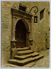 Postcard Germany Rothenburg Door 29B