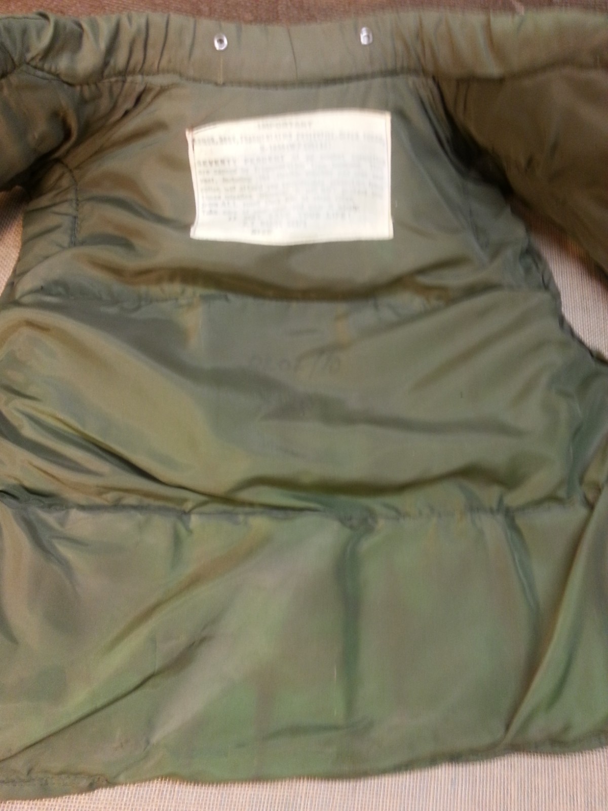 USMC Marine Corp Issue Large Size?? Fragmentation Vest  MFG 1960s Era Very Nice