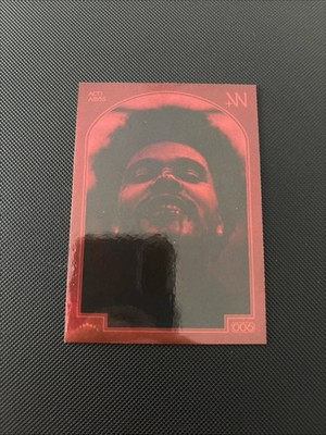 The Weeknd Rare Red After Hours Card