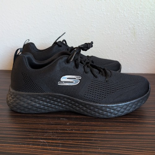 Skechers Shoes Mens 12 Air Cooled Memory Foam Ultra Lite Flex Comfort Black - Picture 10 of 14