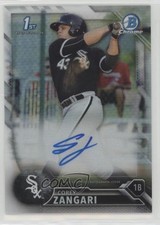 2016 Bowman Chrome Prospects Refractor 187/499 Corey Zangari #BCAP-CZ Auto 2d9