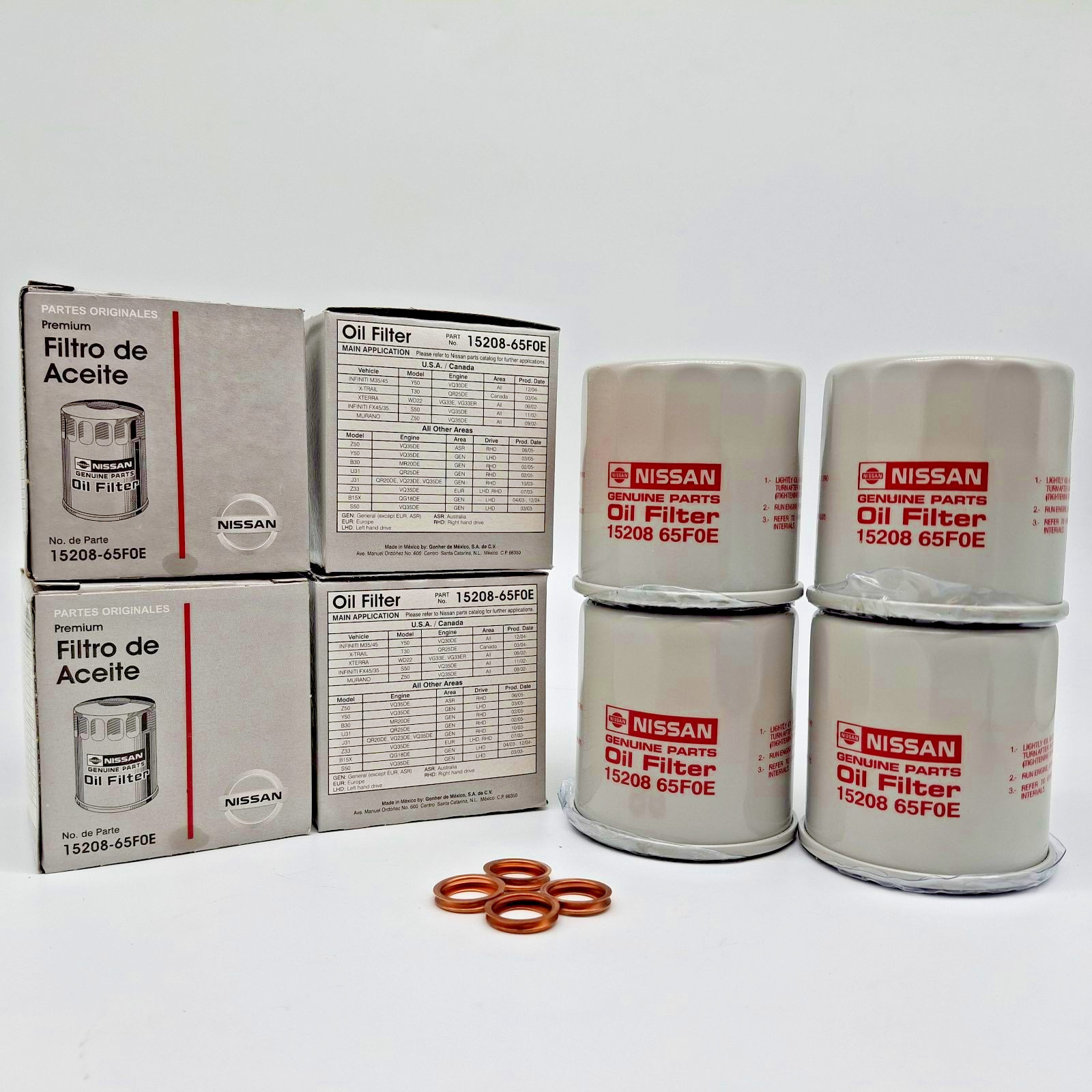 + Washer Bundle 4 Pack (15208-65f0e+11026-ja00a)