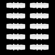 ANPTGHT Plastic Hose Barb Fitting 3/8" x Pipe 3/8 Inch-10pcs, White 