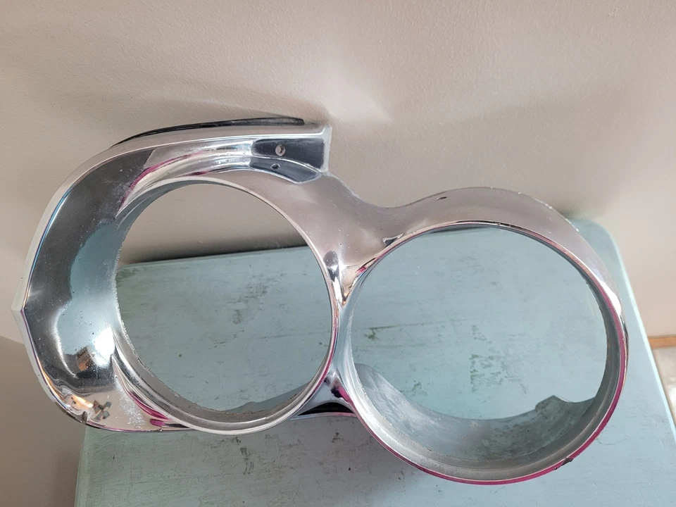 1965 Pontiac Headlight bezel Right RH Catalina Bonneville Star Chief Foto 4 de 4